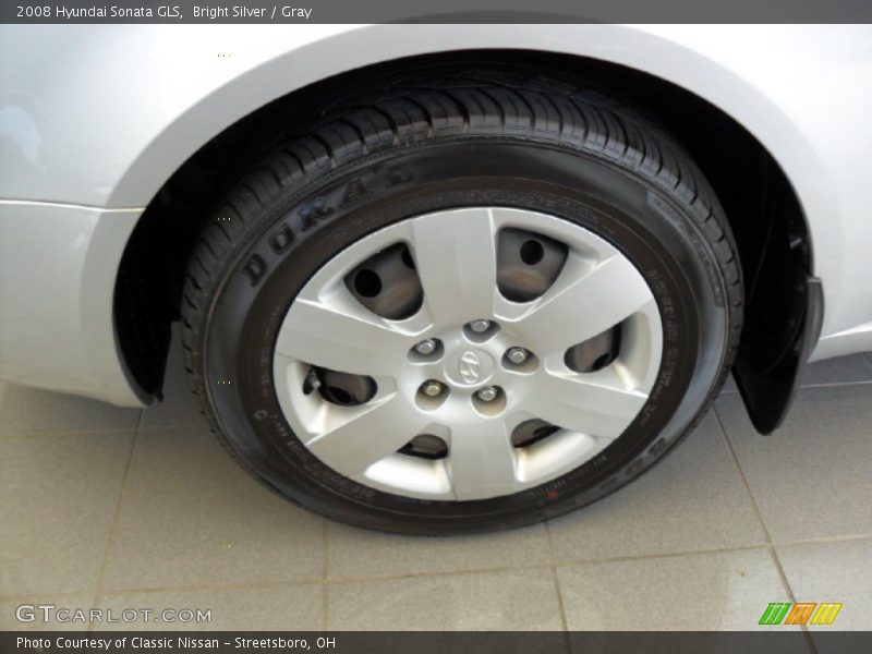 Bright Silver / Gray 2008 Hyundai Sonata GLS