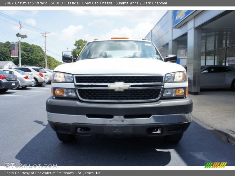 Summit White / Dark Charcoal 2007 Chevrolet Silverado 3500HD Classic LT Crew Cab Chassis