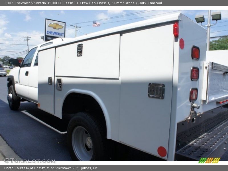 Summit White / Dark Charcoal 2007 Chevrolet Silverado 3500HD Classic LT Crew Cab Chassis