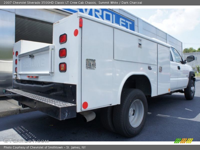 Summit White / Dark Charcoal 2007 Chevrolet Silverado 3500HD Classic LT Crew Cab Chassis