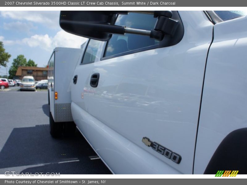 Summit White / Dark Charcoal 2007 Chevrolet Silverado 3500HD Classic LT Crew Cab Chassis