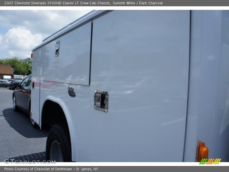 Summit White / Dark Charcoal 2007 Chevrolet Silverado 3500HD Classic LT Crew Cab Chassis