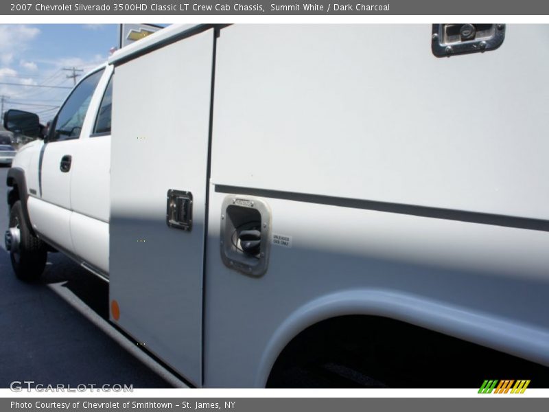Summit White / Dark Charcoal 2007 Chevrolet Silverado 3500HD Classic LT Crew Cab Chassis