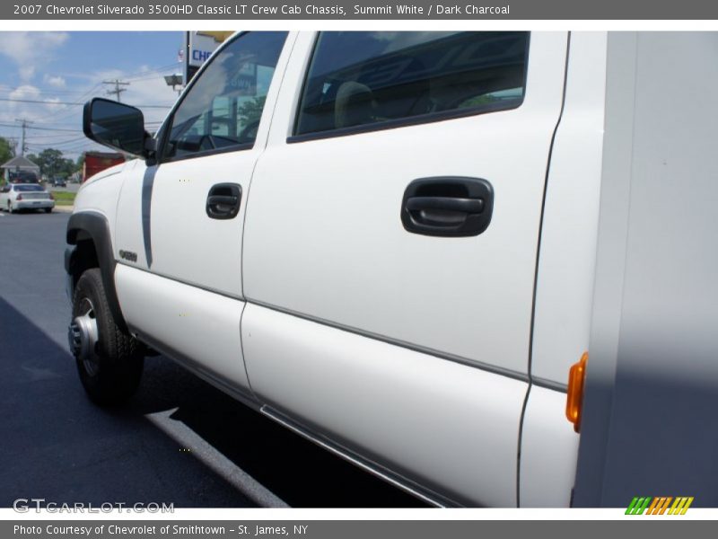 Summit White / Dark Charcoal 2007 Chevrolet Silverado 3500HD Classic LT Crew Cab Chassis