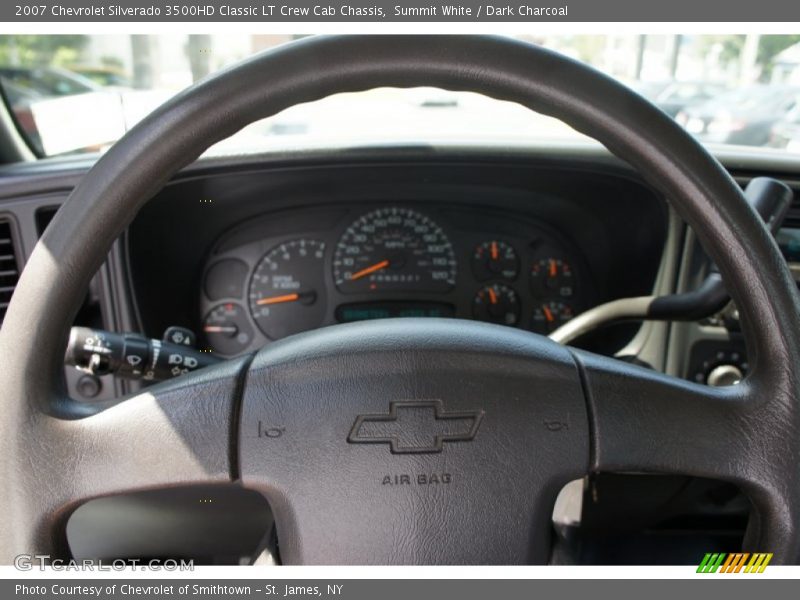 Summit White / Dark Charcoal 2007 Chevrolet Silverado 3500HD Classic LT Crew Cab Chassis