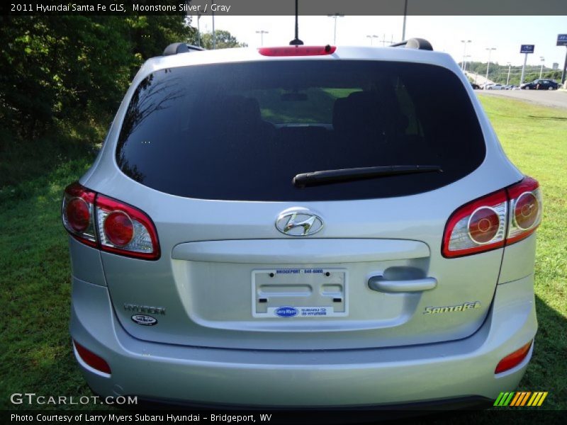 Moonstone Silver / Gray 2011 Hyundai Santa Fe GLS