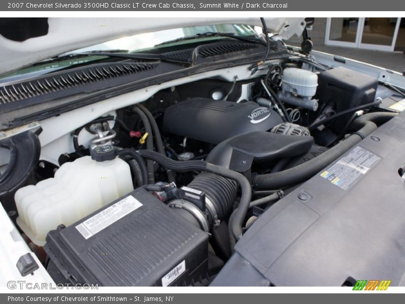 Summit White / Dark Charcoal 2007 Chevrolet Silverado 3500HD Classic LT Crew Cab Chassis