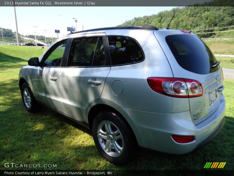Moonstone Silver / Gray 2011 Hyundai Santa Fe GLS