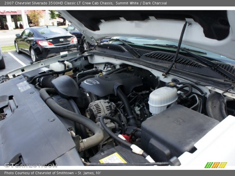 Summit White / Dark Charcoal 2007 Chevrolet Silverado 3500HD Classic LT Crew Cab Chassis