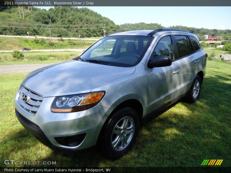 Moonstone Silver / Gray 2011 Hyundai Santa Fe GLS