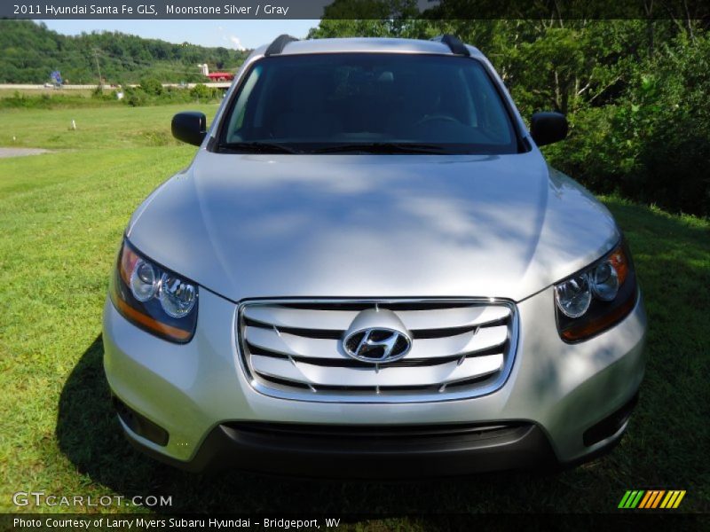 Moonstone Silver / Gray 2011 Hyundai Santa Fe GLS