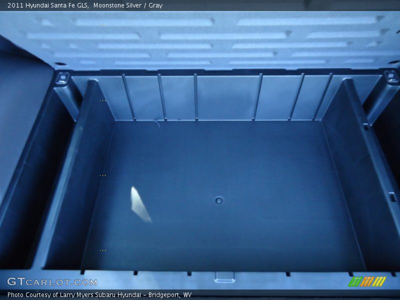 Moonstone Silver / Gray 2011 Hyundai Santa Fe GLS
