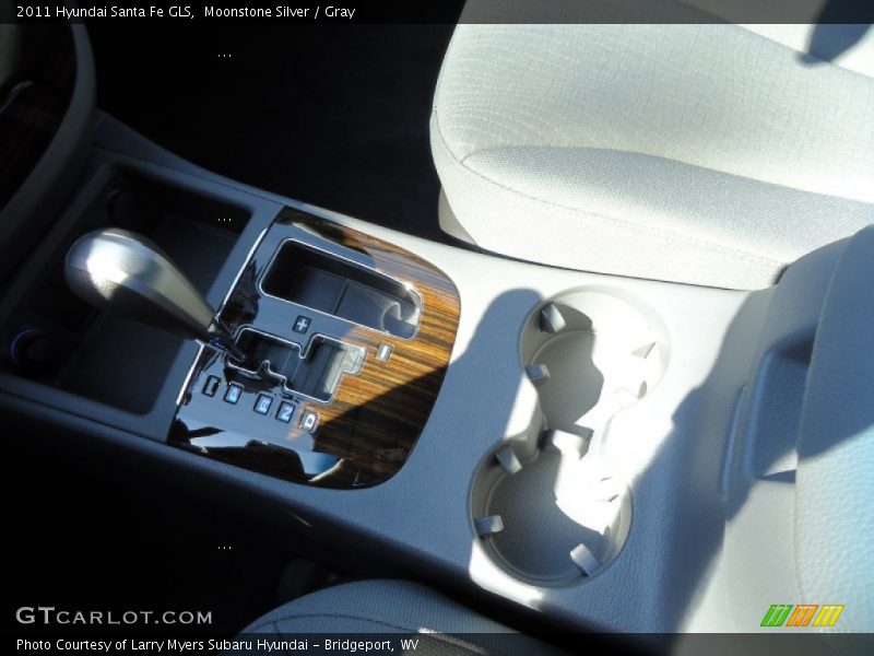 Moonstone Silver / Gray 2011 Hyundai Santa Fe GLS