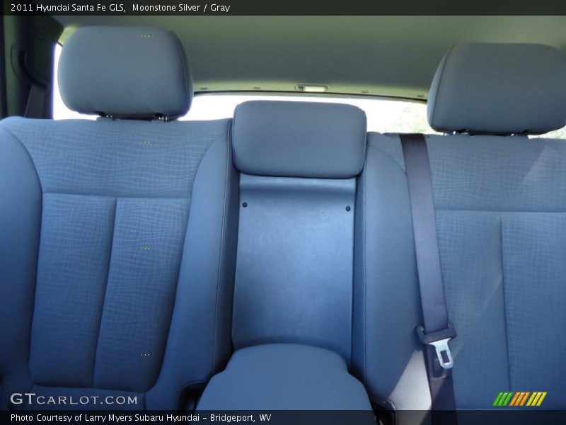 Moonstone Silver / Gray 2011 Hyundai Santa Fe GLS