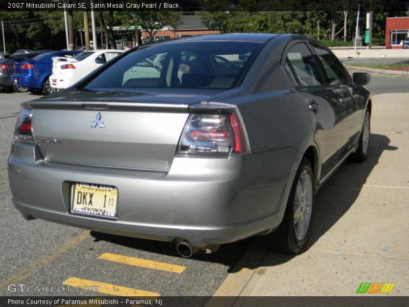 Satin Mesai Gray Pearl / Black 2007 Mitsubishi Galant SE