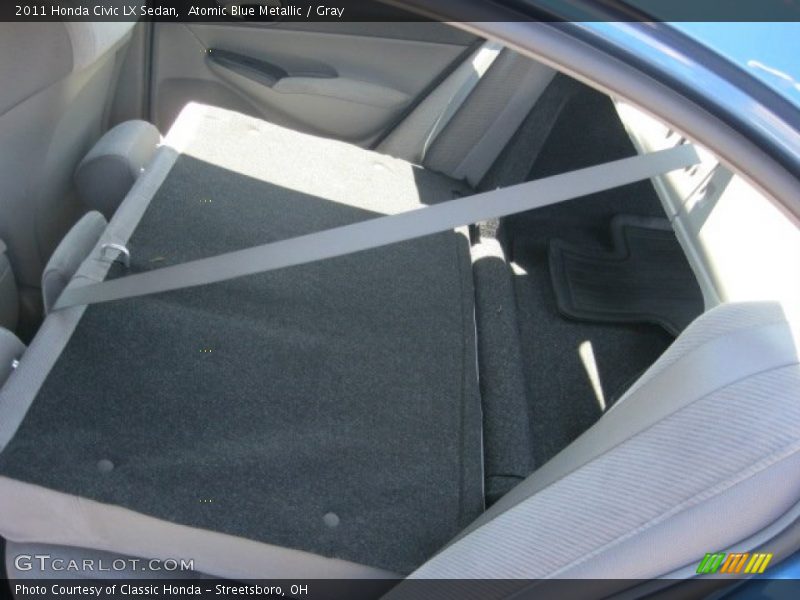 Atomic Blue Metallic / Gray 2011 Honda Civic LX Sedan