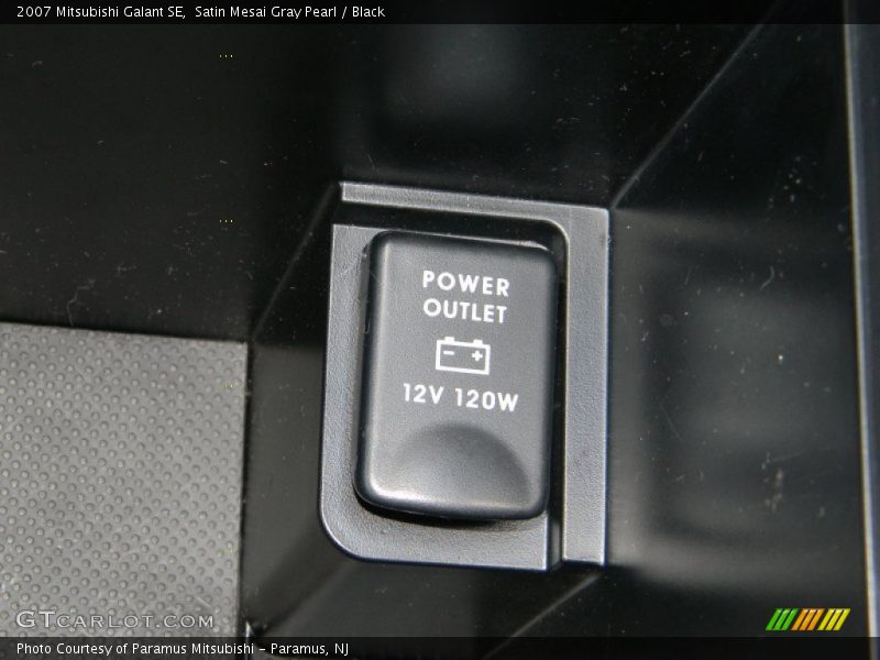 Satin Mesai Gray Pearl / Black 2007 Mitsubishi Galant SE