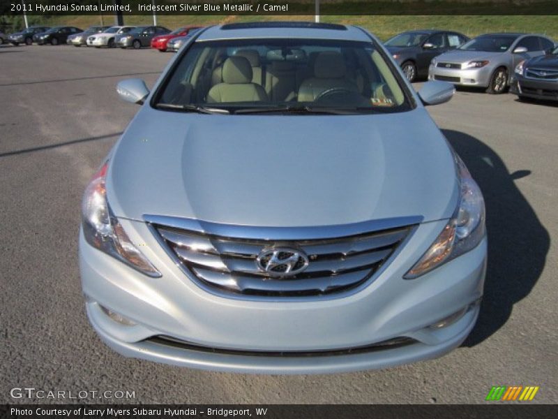 Iridescent Silver Blue Metallic / Camel 2011 Hyundai Sonata Limited
