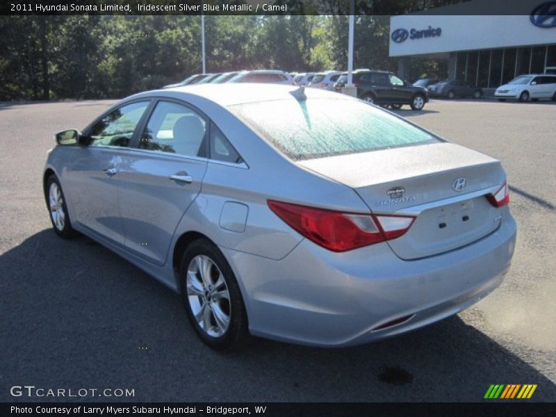 Iridescent Silver Blue Metallic / Camel 2011 Hyundai Sonata Limited