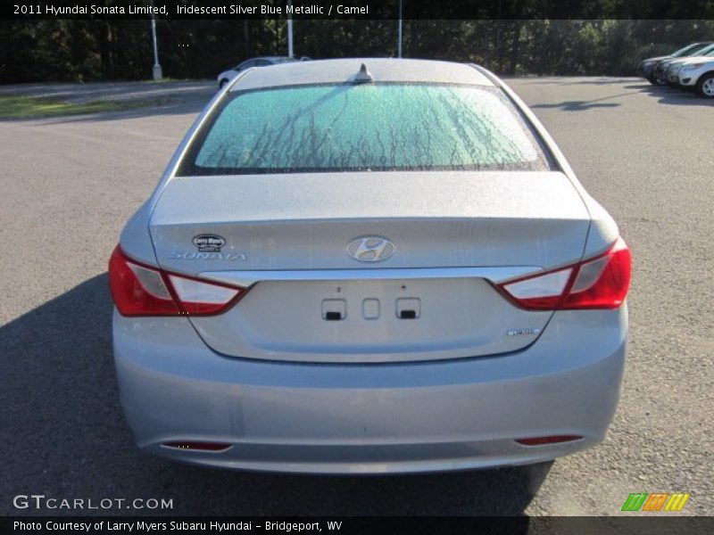 Iridescent Silver Blue Metallic / Camel 2011 Hyundai Sonata Limited