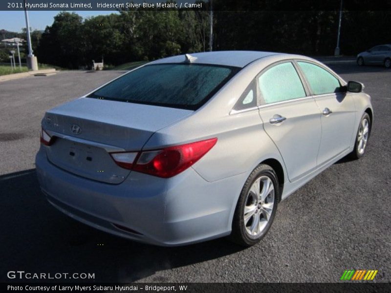 Iridescent Silver Blue Metallic / Camel 2011 Hyundai Sonata Limited