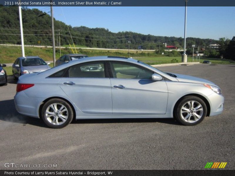 Iridescent Silver Blue Metallic / Camel 2011 Hyundai Sonata Limited