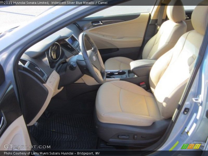 Iridescent Silver Blue Metallic / Camel 2011 Hyundai Sonata Limited