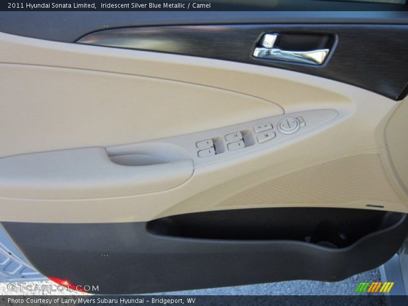 Iridescent Silver Blue Metallic / Camel 2011 Hyundai Sonata Limited