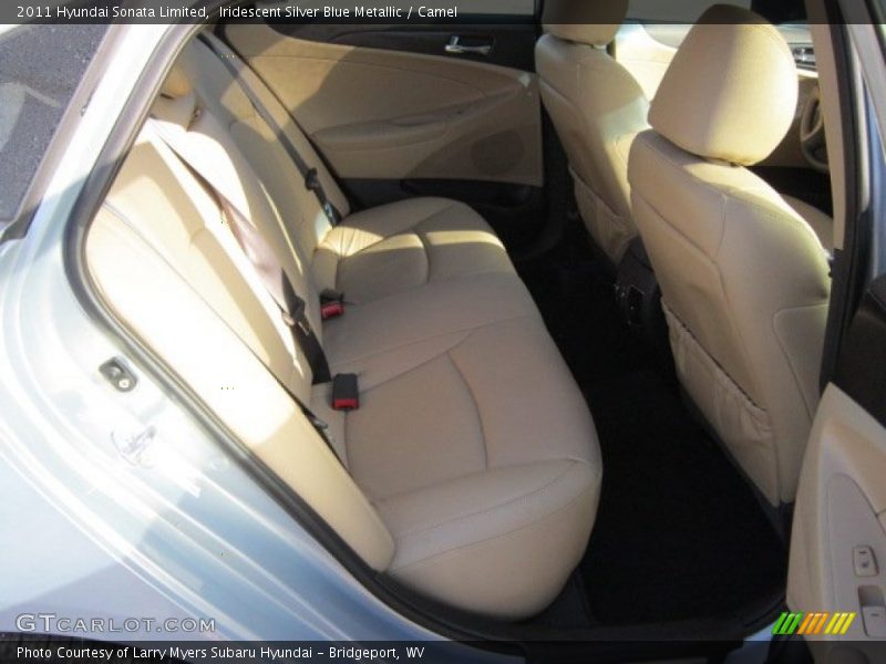 Iridescent Silver Blue Metallic / Camel 2011 Hyundai Sonata Limited