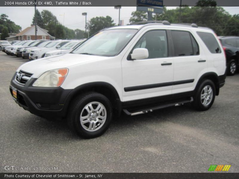 Taffeta White / Black 2004 Honda CR-V EX 4WD