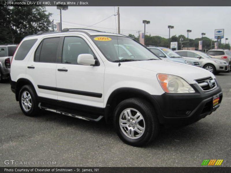Taffeta White / Black 2004 Honda CR-V EX 4WD