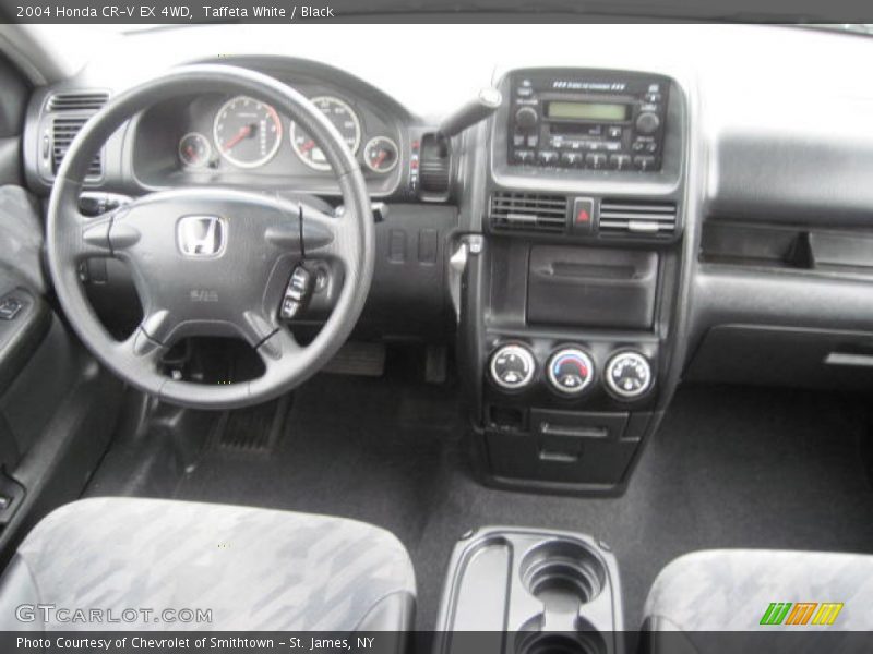 Taffeta White / Black 2004 Honda CR-V EX 4WD