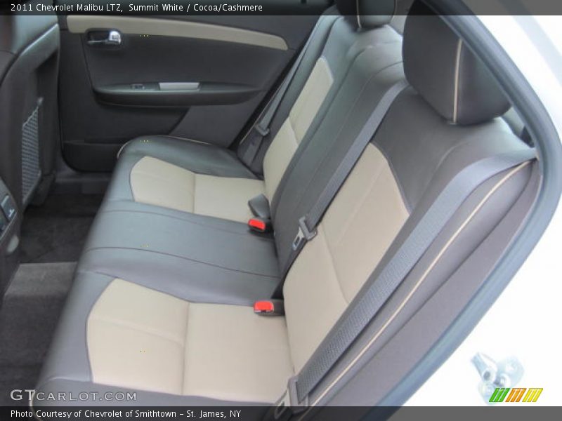Summit White / Cocoa/Cashmere 2011 Chevrolet Malibu LTZ