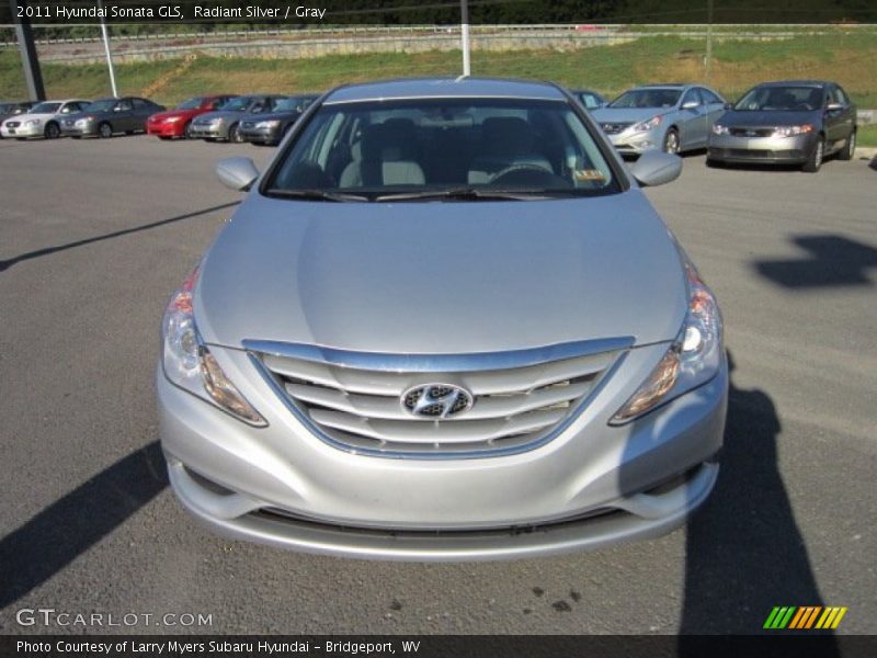 Radiant Silver / Gray 2011 Hyundai Sonata GLS