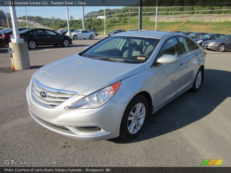 Radiant Silver / Gray 2011 Hyundai Sonata GLS