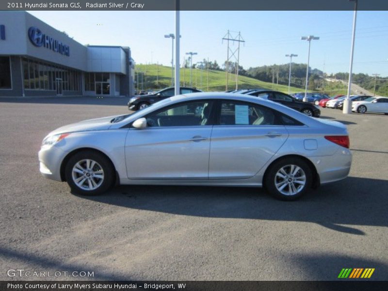 Radiant Silver / Gray 2011 Hyundai Sonata GLS