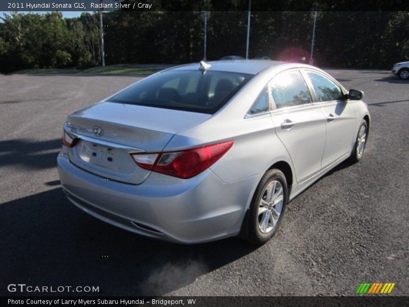 Radiant Silver / Gray 2011 Hyundai Sonata GLS