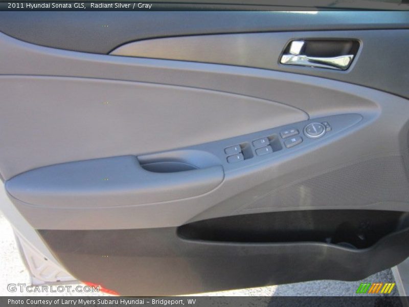 Radiant Silver / Gray 2011 Hyundai Sonata GLS