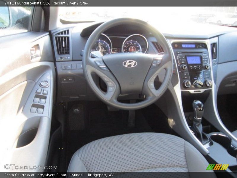 Radiant Silver / Gray 2011 Hyundai Sonata GLS