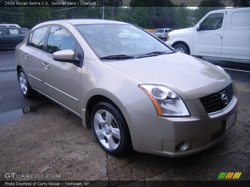 Sonoran Sand / Charcoal 2009 Nissan Sentra 2.0