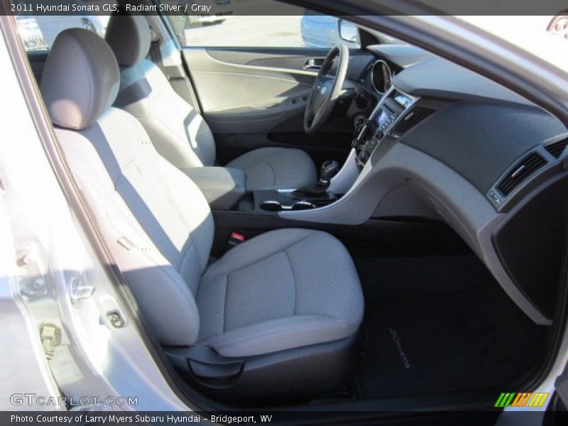Radiant Silver / Gray 2011 Hyundai Sonata GLS
