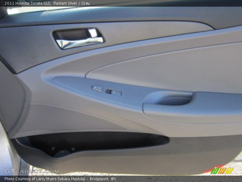 Radiant Silver / Gray 2011 Hyundai Sonata GLS