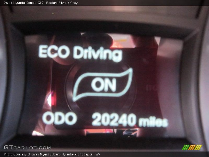 Radiant Silver / Gray 2011 Hyundai Sonata GLS