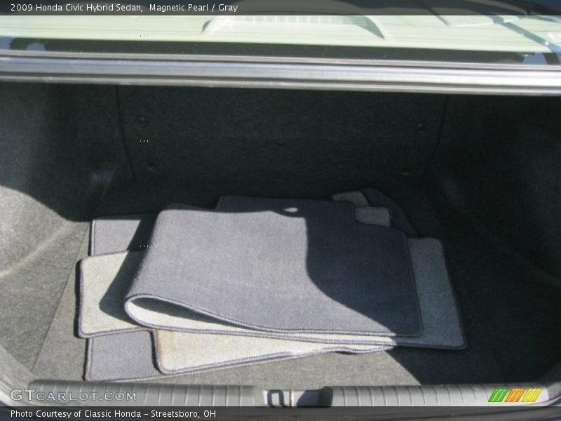Magnetic Pearl / Gray 2009 Honda Civic Hybrid Sedan