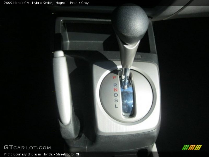 Magnetic Pearl / Gray 2009 Honda Civic Hybrid Sedan