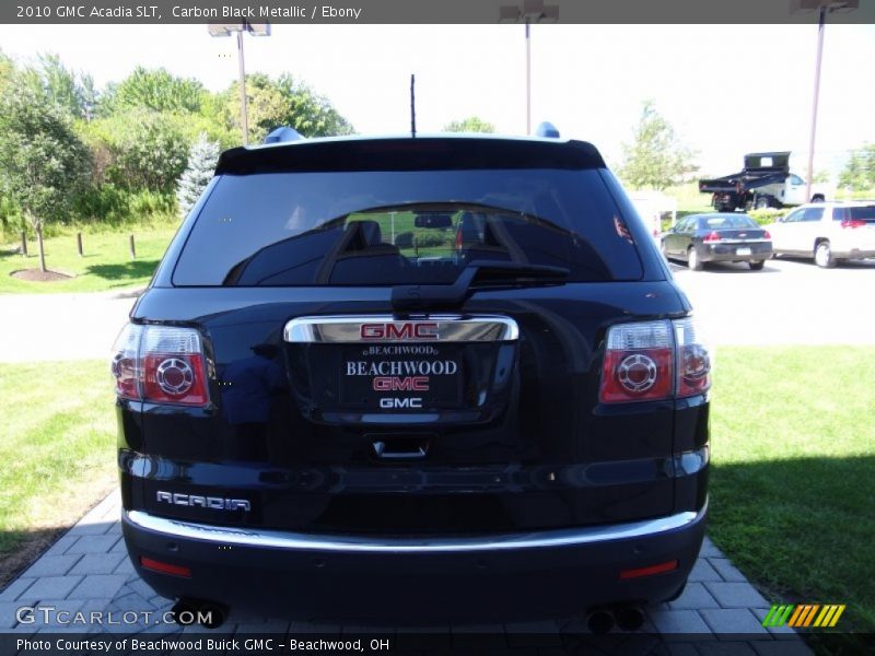 Carbon Black Metallic / Ebony 2010 GMC Acadia SLT