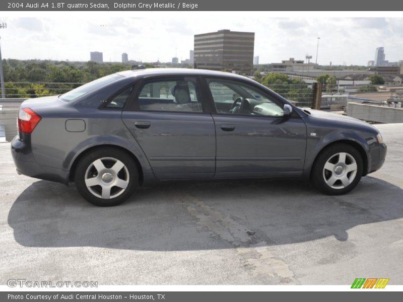 Dolphin Grey Metallic / Beige 2004 Audi A4 1.8T quattro Sedan