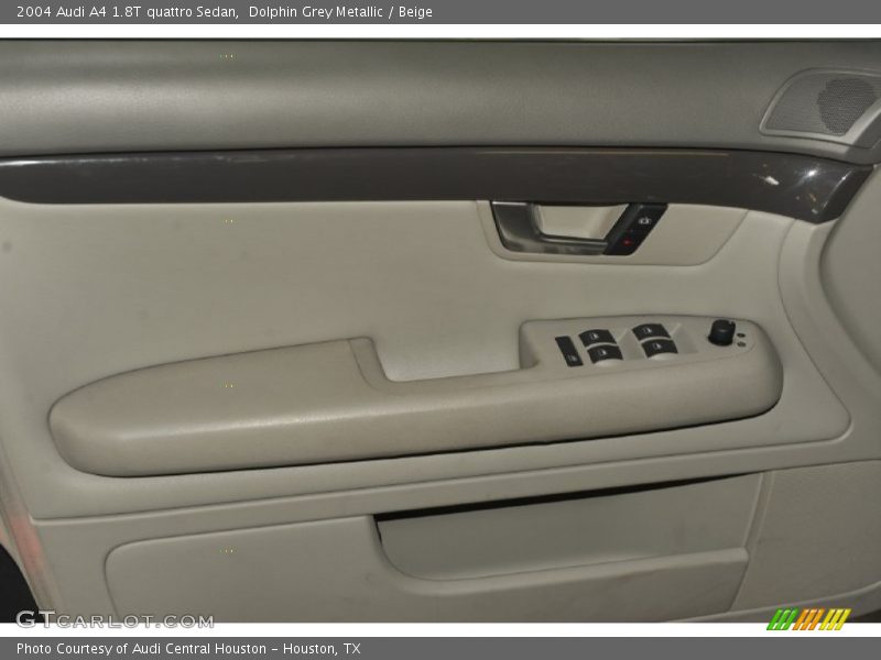 Dolphin Grey Metallic / Beige 2004 Audi A4 1.8T quattro Sedan