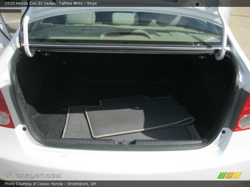 Taffeta White / Beige 2010 Honda Civic EX Sedan