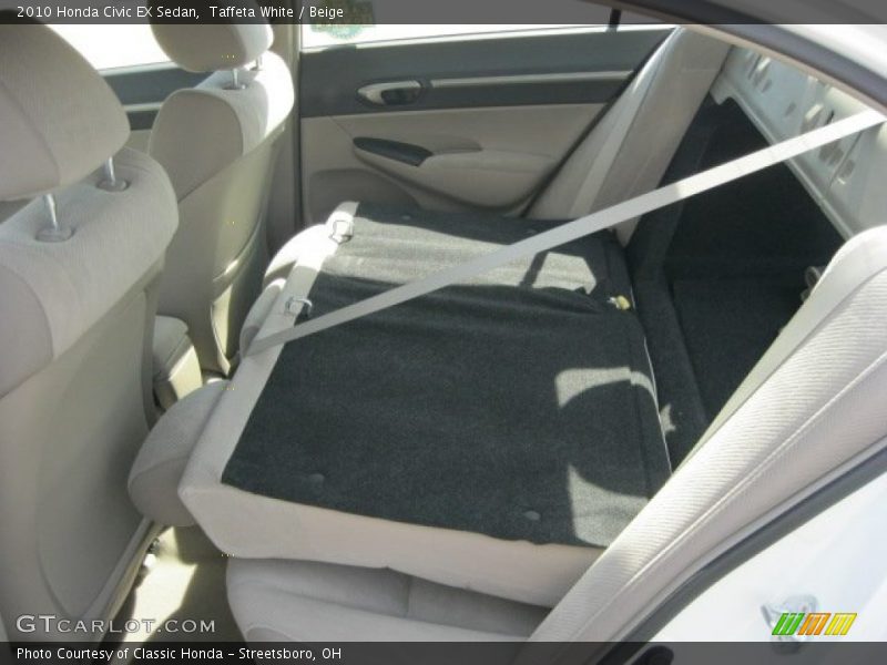 Taffeta White / Beige 2010 Honda Civic EX Sedan